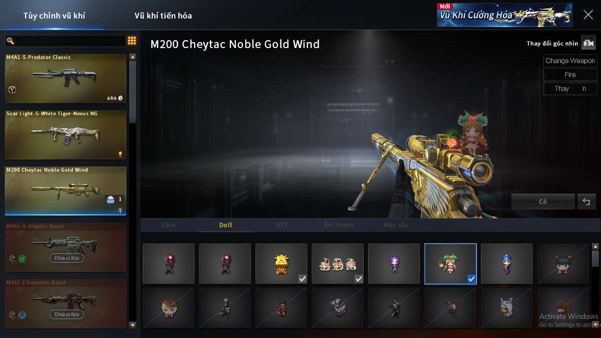 shop acc cf uy tin gia re